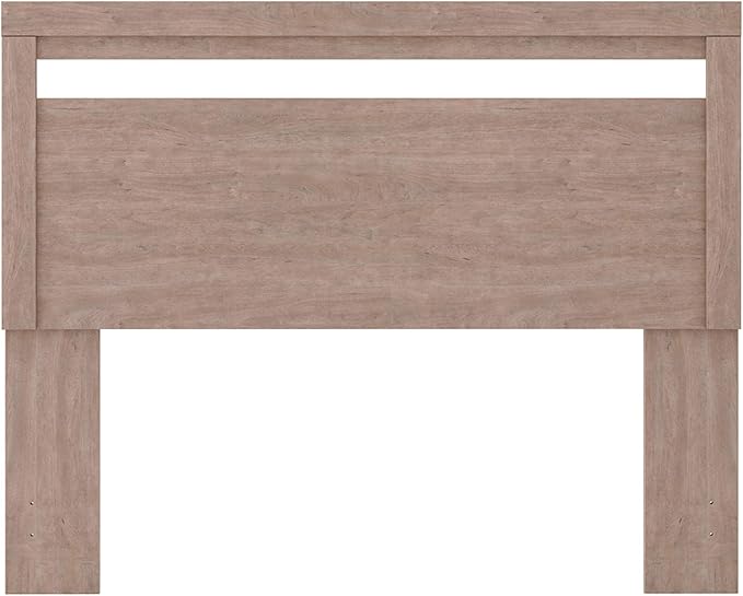 Signature Design by Ashley Flannia Modern Platform Headboard ONLY, Queen, Grayish Brown