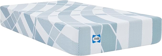 Sealy Dreamlife 10" Hybrid Mattress-in-a-Box, California King, SealyComfort Gel Memory Foam, SealyResponsive Encased Coils, Surface-Guard Technology