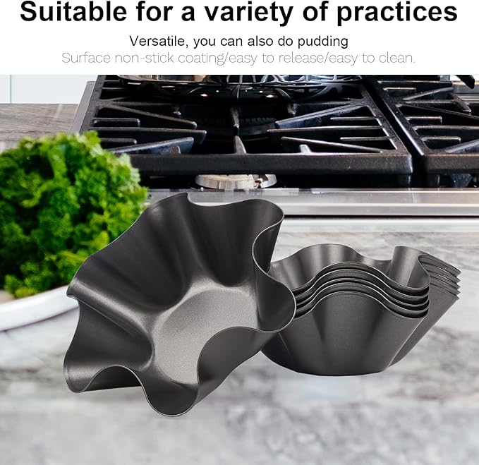 RUVINCE taco bowl shell maker: Nonstick 4-Pack Tortilla Bowl Maker - Craft Perfect Taco Bowls & Salad Shells for Home Cooking & Entertaining