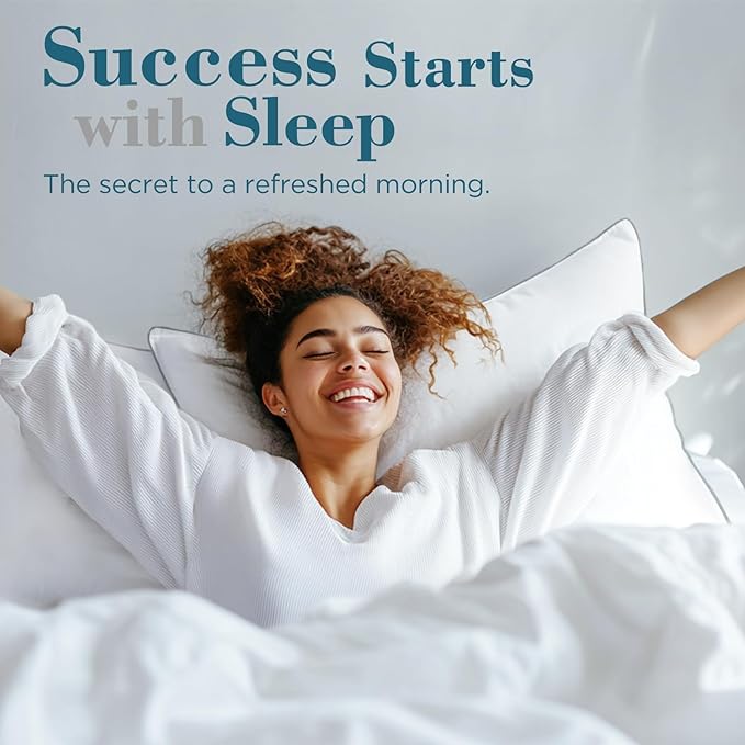 viewstar Bed Pillows King Size Set of 2, Hotel Quality, Down Alternative Big Pillow for Back, Stomach or Side Sleepers, Firm