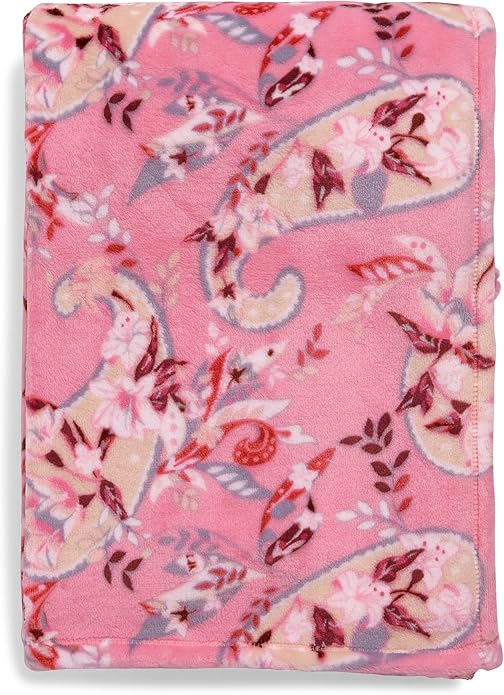 Vera Bradley Women's Fleece Plush Throw Blanket