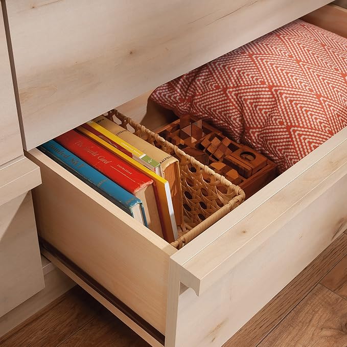 Sauder Harvey Park 6 Drawer Dresser for Bedroom Wooden Dressers & Chest of Drawers, in Pacific Maple