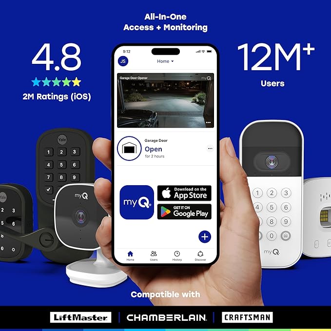 CHAMBERLAIN myQ Smart Outdoor Wired Camera