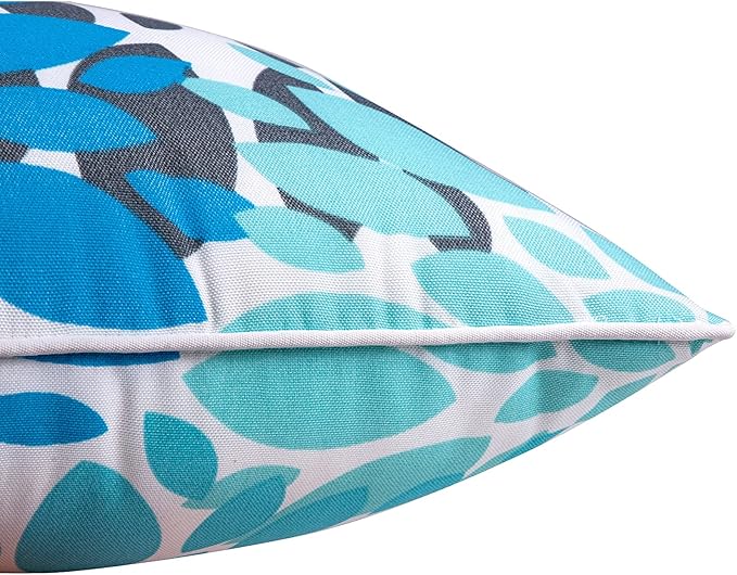 JMGBird Outdoor Lumbar Pillows Waterproof Set of 2 Outdoor Pillows with Insert Included 12×20 Inch Outdoor Pillow for Patio Furniture