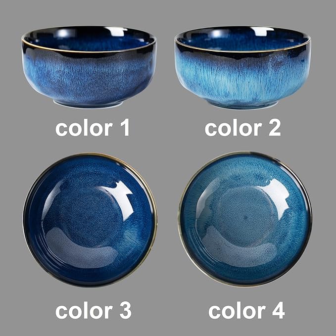 Serving Bowls - 36 Ounce Bowls Set - Ceramic Bowl Set of 2-7 inch for Salad, Soup,Cereal Bowls for Kitchen