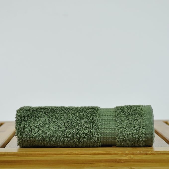 Luxury Hotel & Spa Collection Highly Absorbent, Quick Dry 100% Turkish Cotton 700 GSM, Eco Friendly Towel, for Bathroom Dobby Border Soft Bath Towel Set 27 X 54 -Mix Color, Bath Towels - Set of 4