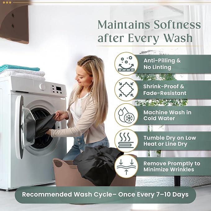 100% Cotton Sheets Split King Size Sheets Set with Fitted Sheet & Pillowcase Sets, 800 TC Sateen Weave 4 PC Deep Pocket Split King Sheet Set, Soft & Comfy Naturally Cool Luxury Bedding – Charcoal