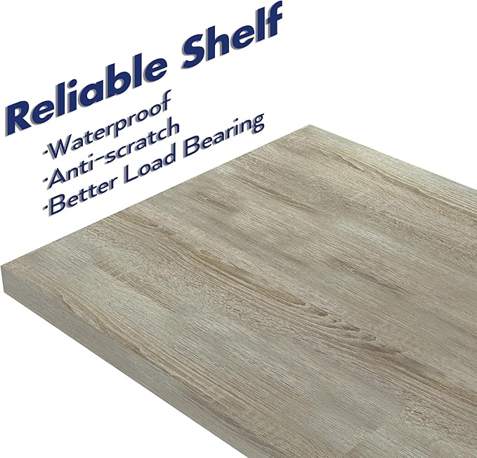 NUMENN 6 Tier Bookshelf, Tall Bookcase Shelf Storage Organizer, Modern Book Shelf for Bedroom, Living Room and Home Office, Grey