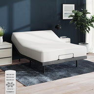 Nectar Full Adjustable Base and 12” Mattress - Head & Foot Incline - Medium Firm Gel Memory Foam - Cooling Comfort - Wireless Remote - 3 Massage Settings - 365-Night Mattress Trial & Forever Warranty