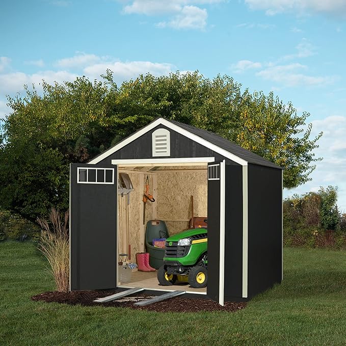Handy Home Products Greenbriar 8X10 Do-It-Yourself Storage Shed with Floor, Does not Include Paint and Roofing Shingles