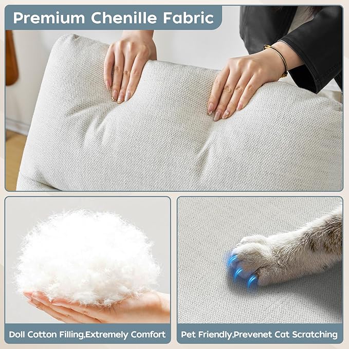 Power Nursery Rocking Chairs, 270° Oversized Swivel Rocker Recliner w/USB & Type-C Charging Port, Rotating Rocking Reclining Nursing Chair for Breastfeeding, Living Room,Bedroom,Beige