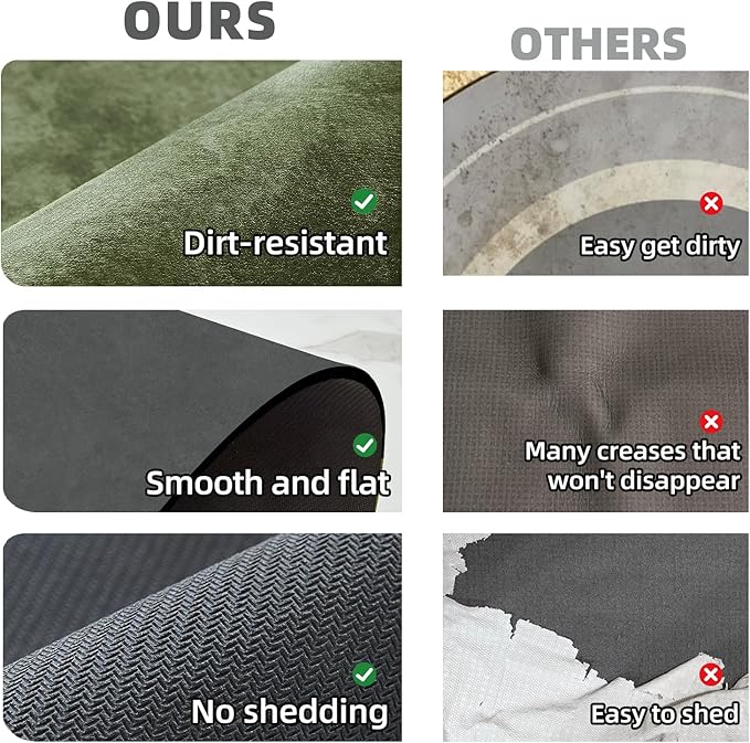 Bathroom Mat Quick Dry, Bathroom Rugs Non Slip Washable Thin Absorbent Bath Mat Fits Under Door Bathroom Floor Mat Perfect for Bath, Shower, or Sink 17"x59" Sage Green