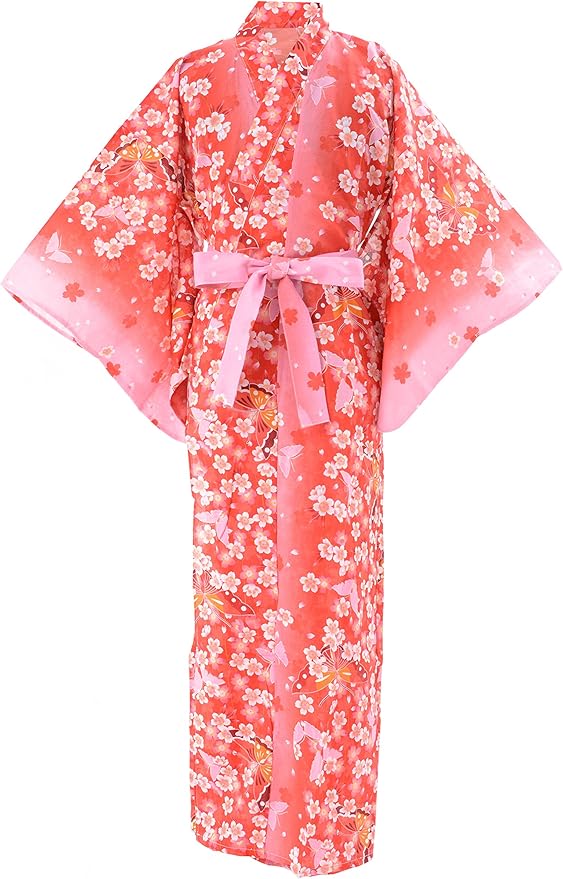 Kimura Jitsugyo Women's Kyoto Traditional Easy Wearing Kawaii Yukata Robe(Japanese Casual Kimono) Set 2