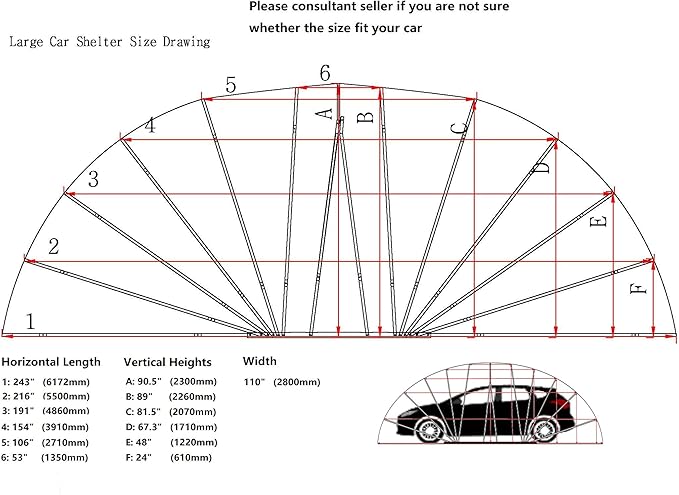 Ikuby All Weather Proof Carport - Foldable, Retractable, Lockable, Durable Shelter