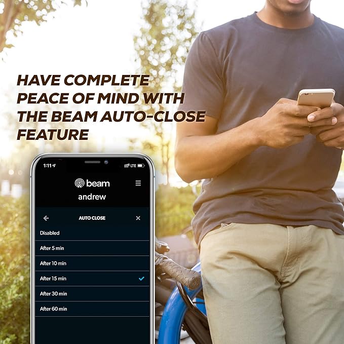 Centurion BU800 Two Car Smart Garage Door Opener, Ultra-Reliable 1-1/4 Horsepower Equivalent DC Motor, Integrated Edge-to-Edge 3000-Lumen LED, with Beam Home App for Smart Garage Control, White