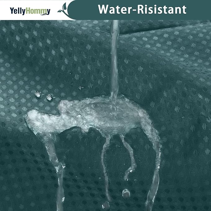 YellyHommy No Hook Shower Curtain with Snap in Liner Set Less Time Waffle Shower Curtain for Bathroom 75" L x 72" W Seaweed Green