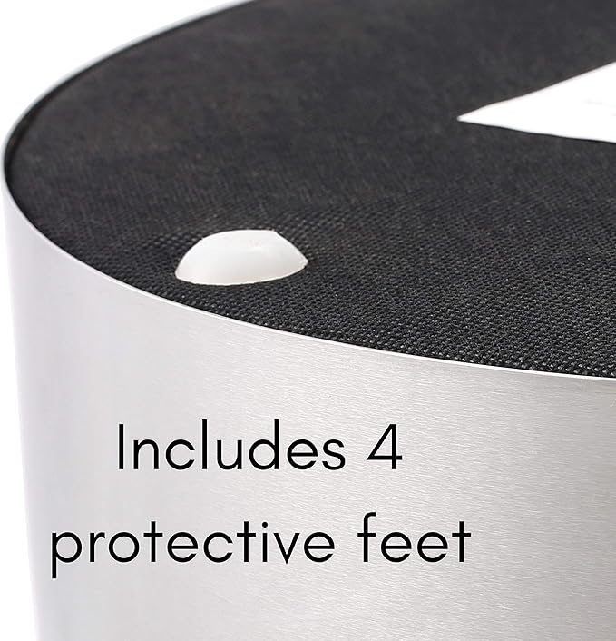 BIRDROCK HOME Round Ottoman Foot Stool – Soft Padded Modern Stool Design – Ideal for Living Room, Bedroom – Compact Footrest, Vanity Chair, Small Furniture – Foam Seating, Decorative Accent (Yellow)