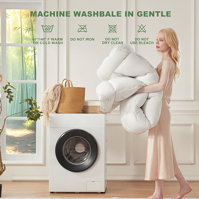 BEDLORE Twin XL Mattress Topper Viscose Derived from Bamboo, Thick Pillow Top Mattress Pad with Deep Pockets for 6-15 inches Mattress, Soft Mattress Topper College Dorm Size for Back Pain Relief