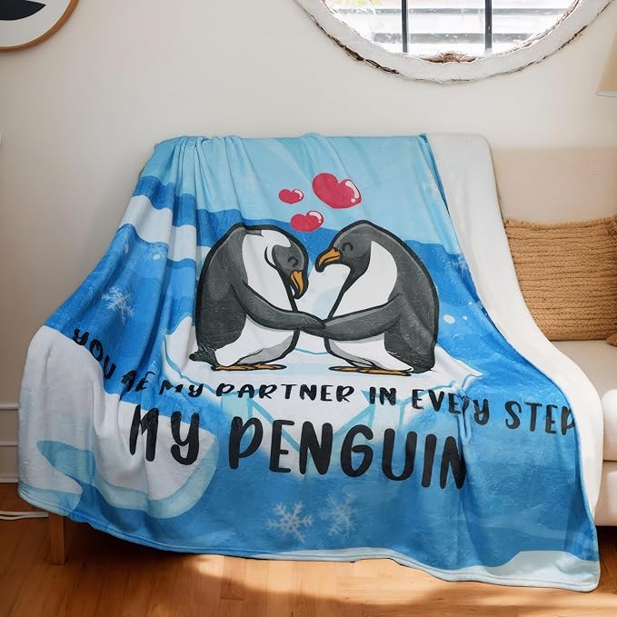 Anniversary Birthday Gift for Boyfriend-Super Soft Cozy Throw Blanket for Couch and Bed-Best Engagement Wedding Gift for Him Gifts 50×60 inches