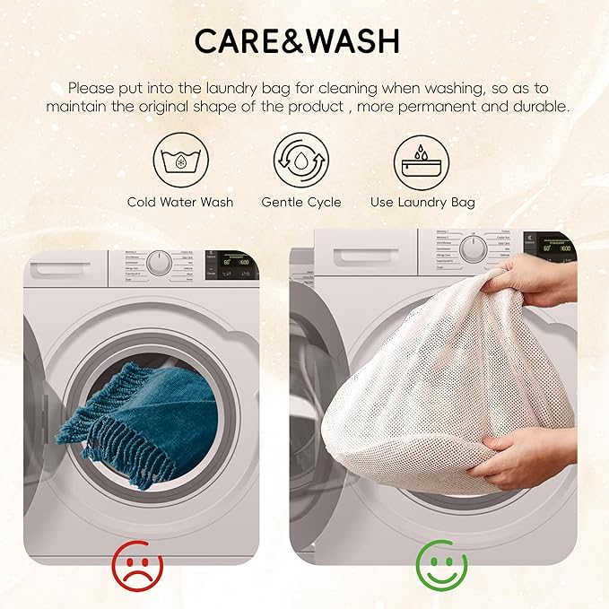 BATTILO HOME Teal Blue Throw Blanket for Couch, Bed, Sofa - Soft Cozy Chenille Throw with Fringe Tassels, Lightweight Knit Throw for Home Decor, 50"x60"