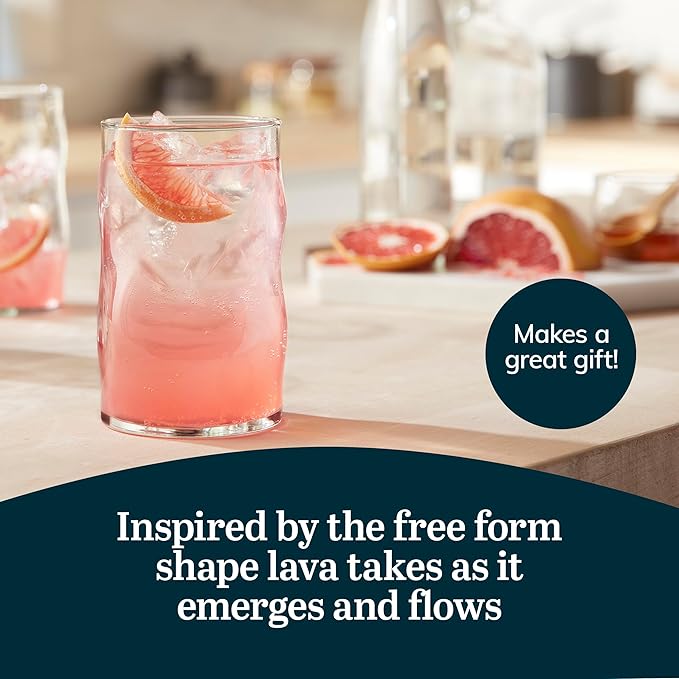 Tumbler Glasses Set: Add texture and dimension to your glassware collection with our tumbler glasses set of 8 – this glassware drinking glasse