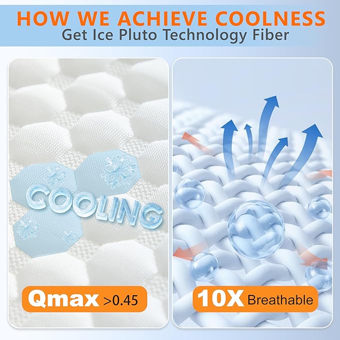 Cooling Memory Foam Pillows Firm and Soft, Queen Size 1 Pack, Original Adjustable Pillows for Side, Back or Stomach Sleepers with Removable Washable Cover