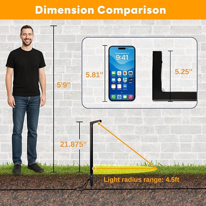 Brass Hardwired Landscape Path Lights, 2700K/3000K/4000K Adjustable 12V Low Voltage Pathway Light IP65 Waterproof, Outdoor Walkway Lighting, Bronze for Patio Lawn with G4 Bulb (6 Pack)