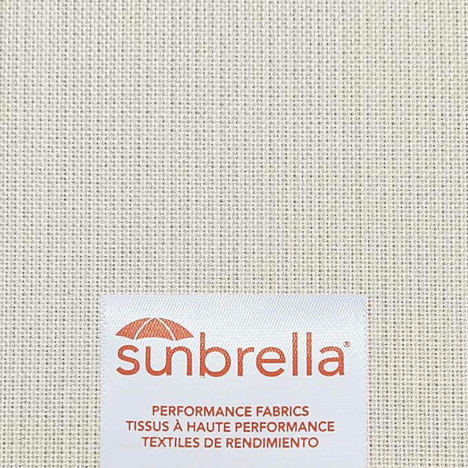 Outdoor Sunbrella Decorative Pillows with Triple Coconut Buttons Pack of 4, 20" x 12" Outdoor Pillow Set for Couch Bed Throw Patio Sofa, Spectrum Eggshell/Spectrum Ruby