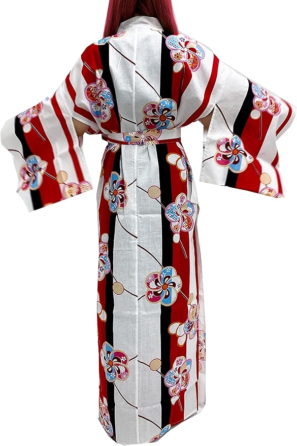 Kimura Jitsugyo Women's Kyoto Traditional Easy Wearing Kawaii Yukata Robe(Japanese Casual Kimono) Set 2