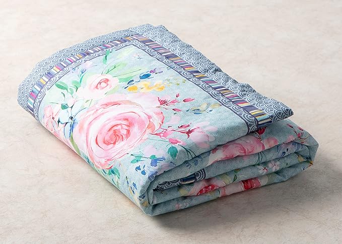 Maison d' Hermine Throw Blanket for Couch Lightweight Soft Warm Breathable Cotton Throw Blankets for Bed Girls Boys Women Men Gifts Sofa Travel Living Room Chair Bedding (60"x80", Sweet Rose Lavender)