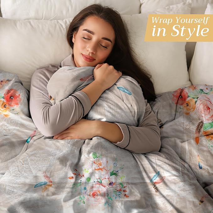 Maison d' Hermine Throw Blanket for Couch Lightweight Soft Warm Breathable Cotton Throw Blankets for Bed Girls Boys Women Men Gifts Sofa Travel Living Room Chair Bedding (50"x60", Ibiza)