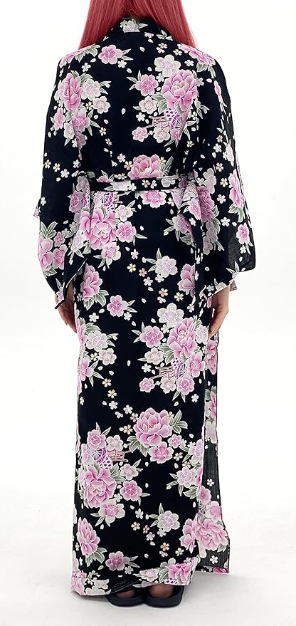 Kimura Jitsugyo Women's Kyoto Traditional Easy Wearing Kawaii Yukata Robe(Japanese Casual Kimono) Set 2