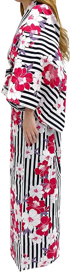 Kimura Jitsugyo Women's Kyoto Traditional Easy Wearing Kawaii Yukata Robe(Japanese Casual Kimono) Set 2