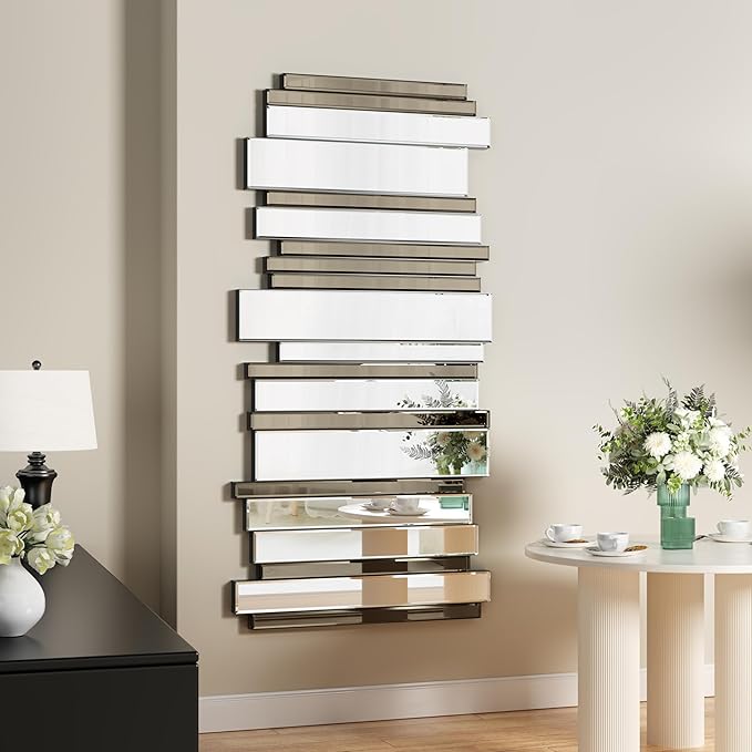 Mirrors for Wall Rectangle Accent Mirrors for Wall Large Mirror for Decor Living Room 24×47 inch