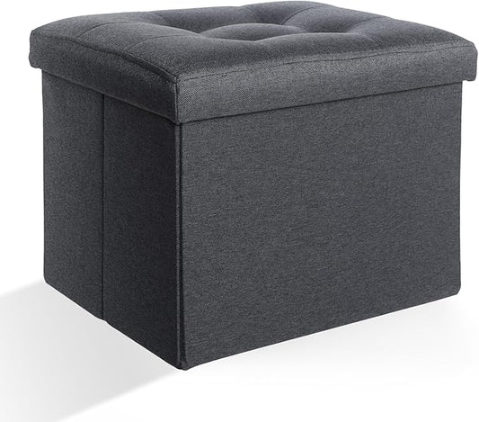 Ottoman Storage Ottoman Foot Rest Stool Foldable Bench with Storage Student Dormitory Bedroom and Entryway 17 X 13 X 13
