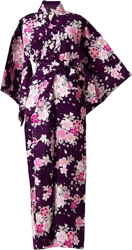Kimura Jitsugyo Women's Kyoto Traditional Easy Wearing Kawaii Yukata Robe(Japanese Casual Kimono) Set 2