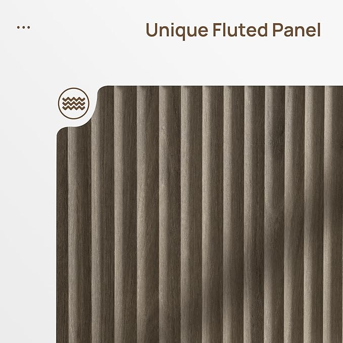 SICOTAS Dresser for Bedroom - Dressers & Chests of Drawers with 4 Drawers Large Modern Dresser for Closet with Open Shelf Fluted Wide TV Stand Clothes Closet Storage for Bedroom Hallway Entryway