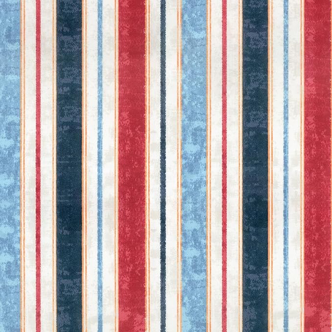 LVTXIII Outdoor Throw Pillows 20x20 Patio Waterproof Square Pillows with Piping Fade Resistant Accent Pillow for Spring Summer Garden Decoration, Set of 2, Stripe Red Blue