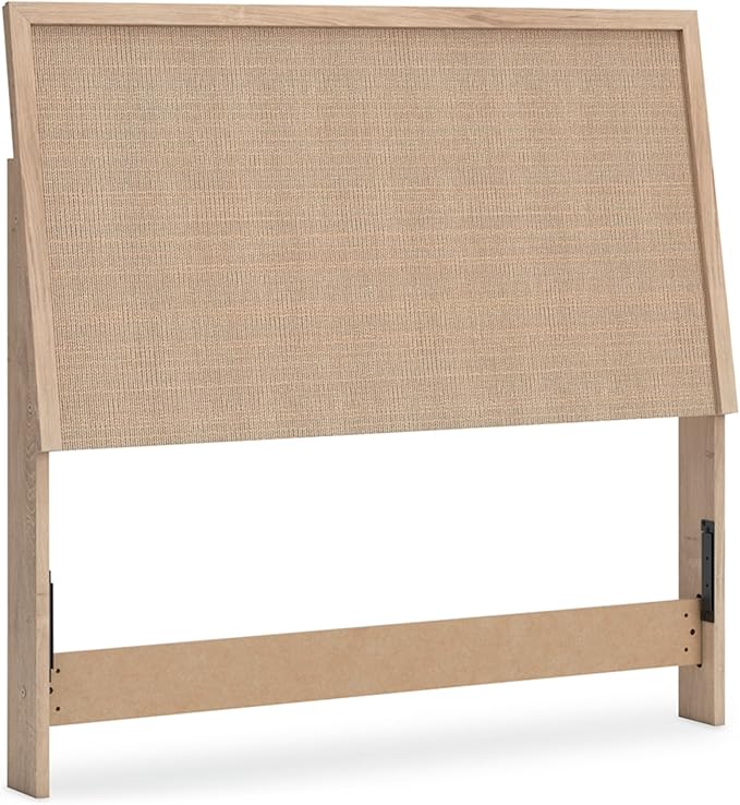 Signature Design by Ashley Cielden Contemporary Panel Headboard, Full, Beige
