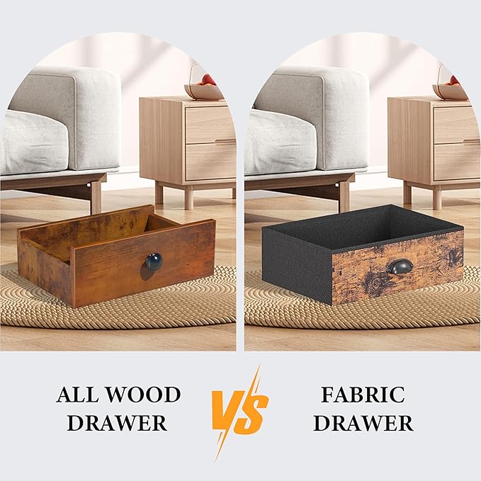 32" Entryway Table with Outlets: Console Table with 2 Wood Drawers and Storage Shelves, USB Ports, LED Light Strip, for Sofa, Living Room, Hallway, Foyer, Couch, and TV Stand