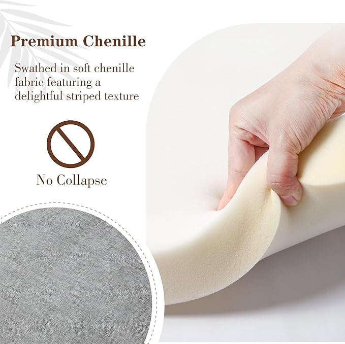 Chifee & Vingol 25.2 "W Chenille Armless Swivel Accent Chair Modern Upholstered Sofa Chair Set of 2 with Pillow, Gray