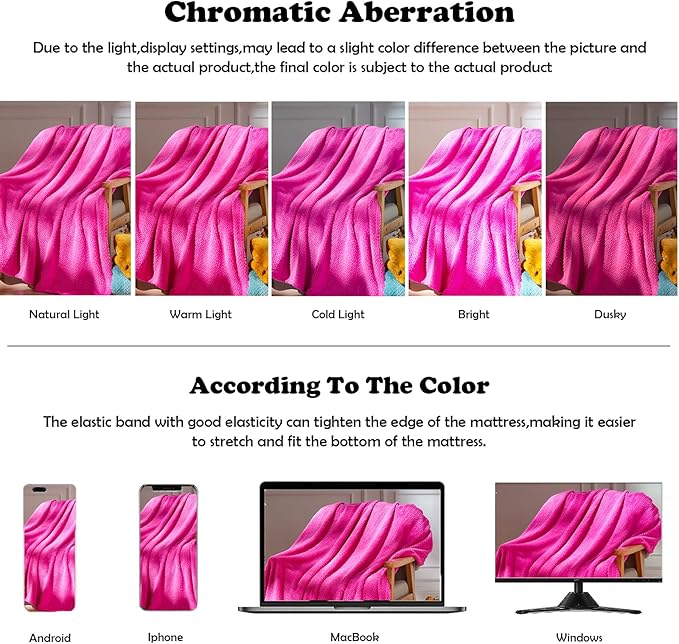 NEWCOSPLAY Super Soft Queen Blanket Hot Pink Premium Silky Flannel Fleece Leaves Pattern Lightweight Bed Blanket All Season Use (Hot Pink, Queen(90"x90"))