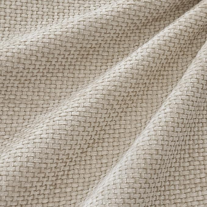 MIULEE Pack of 4 Couch Throw Pillow Covers 16x16 Inch Cream Soft Decorative Chenille Pillow Covers Farmhouse Accent Cushion Covers for Boho Home Decor Sofa Bedroom Living Room