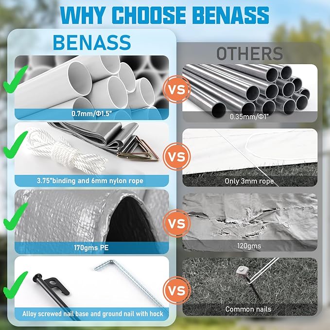 10x16 Carport Canopy, Heavy Duty Car Ports with Sidewalls, Portable Garage Carports with Roll Up Zipper End & Side Doors, Grey