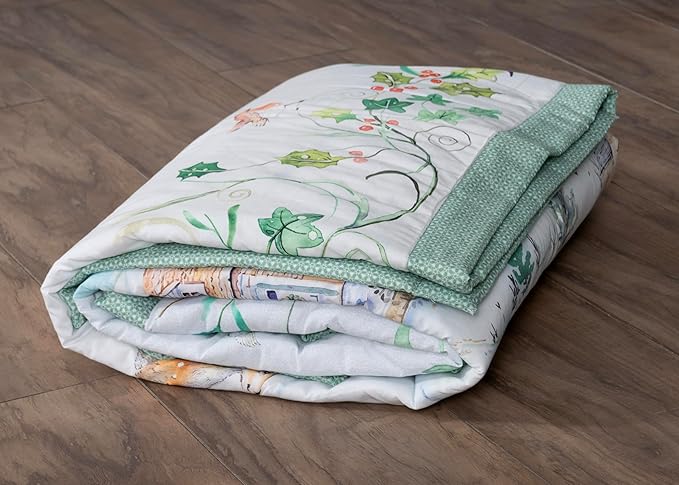 Maison d' Hermine Throw Blanket for Couch Lightweight Soft Warm Breathable Cotton Throw Blankets for Bed Girls Boys Women Men Gifts Sofa Travel Living Room Chair Bedding (60"x80", Snowy World)