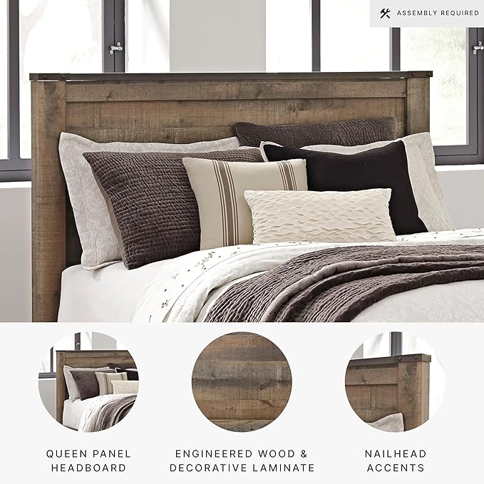 Signature DESIGN BY ASHLEY Panel Headboard, Queen, Brown