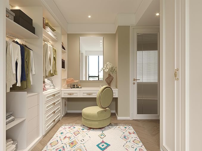 Brightify Frameless Mirror, 24x48 Inch Bathroom Mirrors for Over Sink, Large Tempered Glass Square Wall Mirror, Frameless Vanity Mirror for Gym, Yoga, Living Room, Bedroom, Entryway