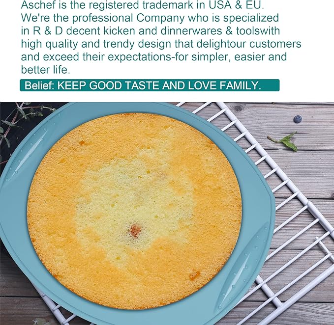 9in1 Nonstick Silicone Baking Bundt Cake Pan Cookie Sheet Molds Tray Heat Resistant Bakeware Tools Kit for Muffin Loaf Bread Pizza CupcakeUtensil