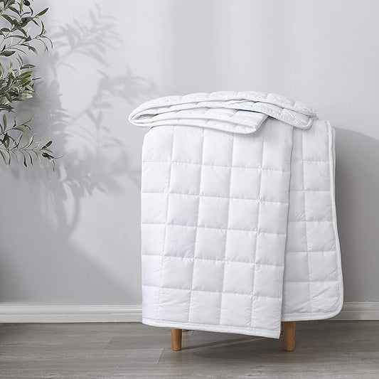 King Size Mattress Pad Protector Topper - Breathable Microfiber Cover with Elastic Straps (8"- 18" Fitted Deep Pocket) White Color