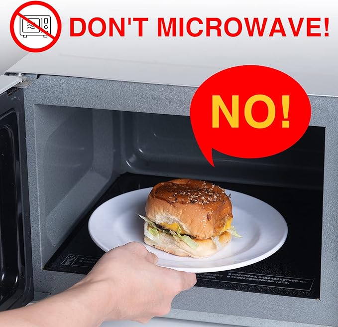 TP 18-Piece Dinnerware Set, Melamine Dishes Set with Bowls and Plates, Service for 6, Non-breakable Lightweight Dining Tableware, White